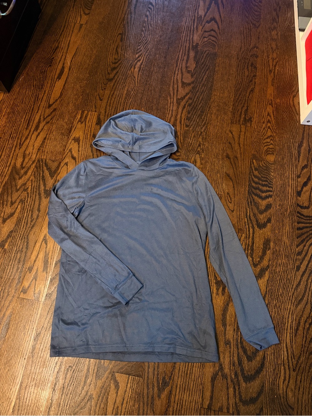 Teen Lightweight a Hooded Long-Sleeve Shirt - Blue